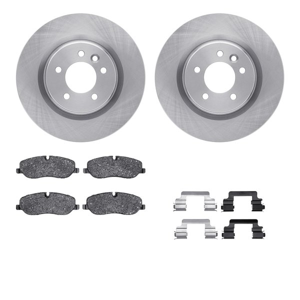 Dynamic Friction Co 6312-11012, Rotors with 3000 Series Ceramic Brake Pads includes Hardware 6312-11012